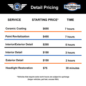 Detailing Services